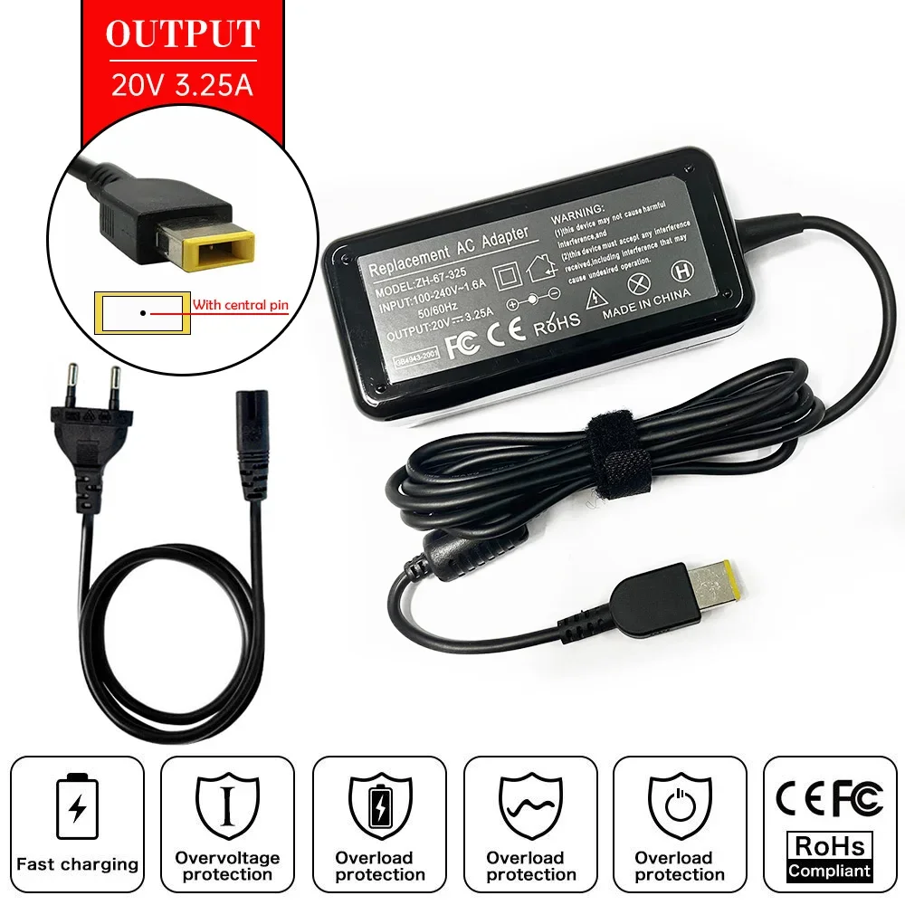 Laptop Accessories Shop - Carregador adaptador AC para laptop 20V
