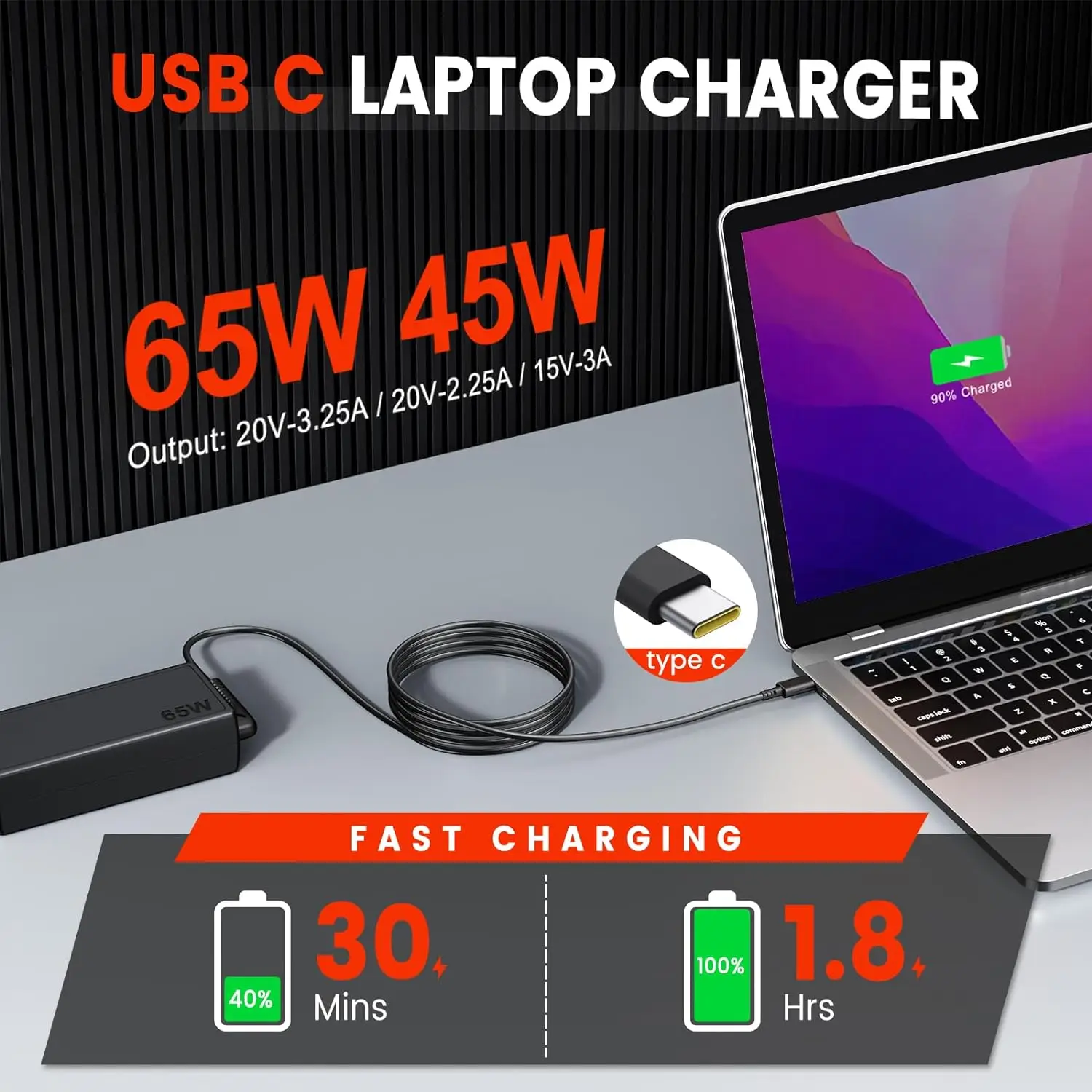 Carregador do adaptador da C.A - Laptop Accessories Shop avaliação e preço