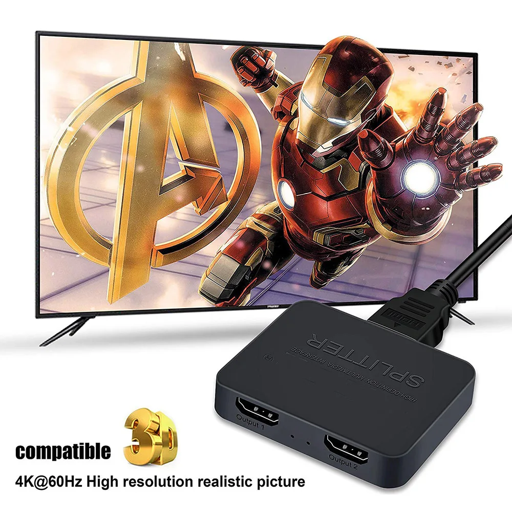 Switch HDMI 4K 1x2, Distribuid - Laptop Accessories Display avaliação e preço