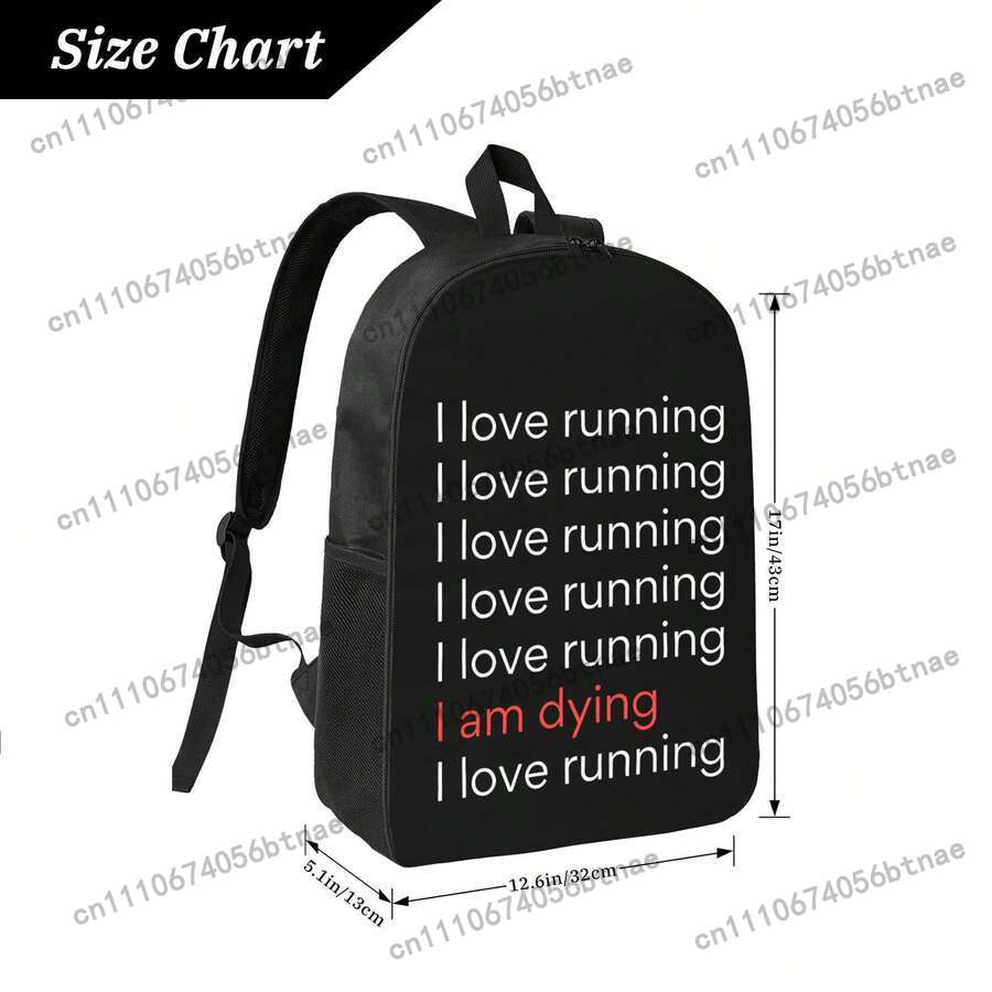 Mochila I Love Running I Am Dy - Laptop Bag Waterproof avaliação e preço