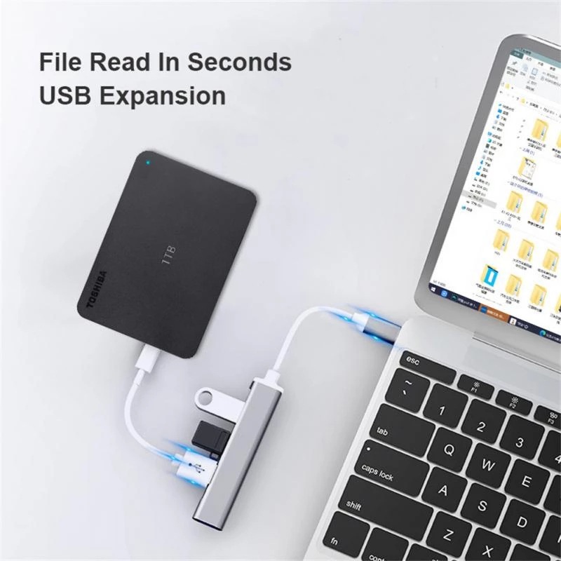 Hub Extensor Tipo-C 4 em 1, Hu - Laptop Accessories Price avaliação e preço