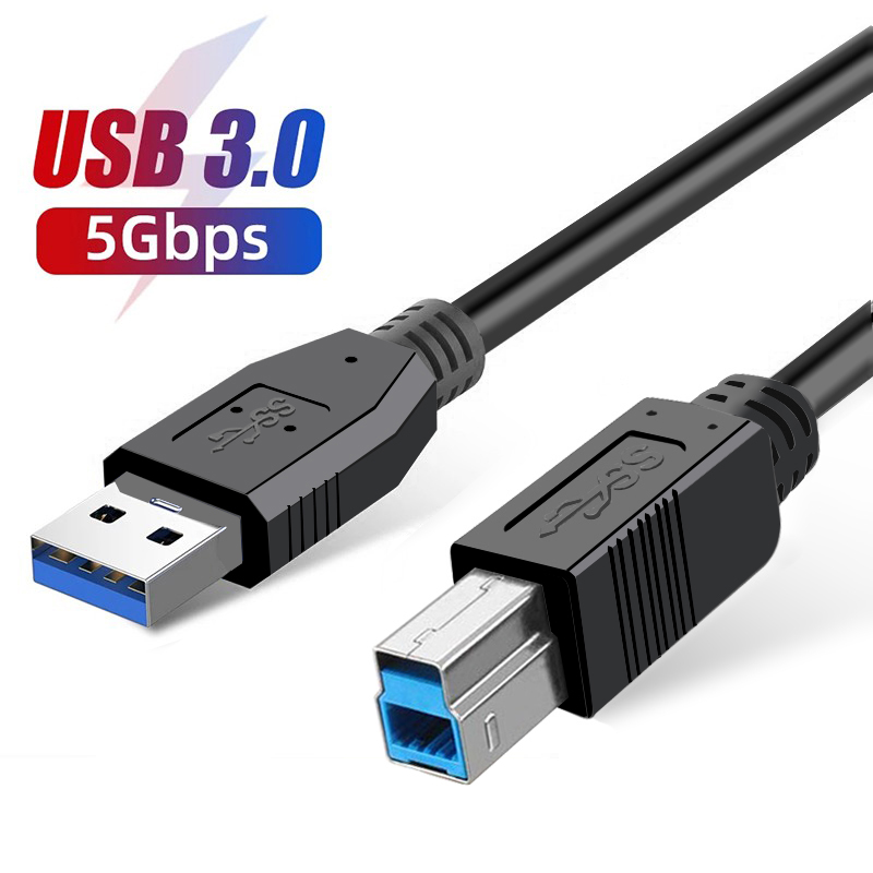 Usb 3.0 tipo um macho para b m - Laptop External Accessories avaliação e preço