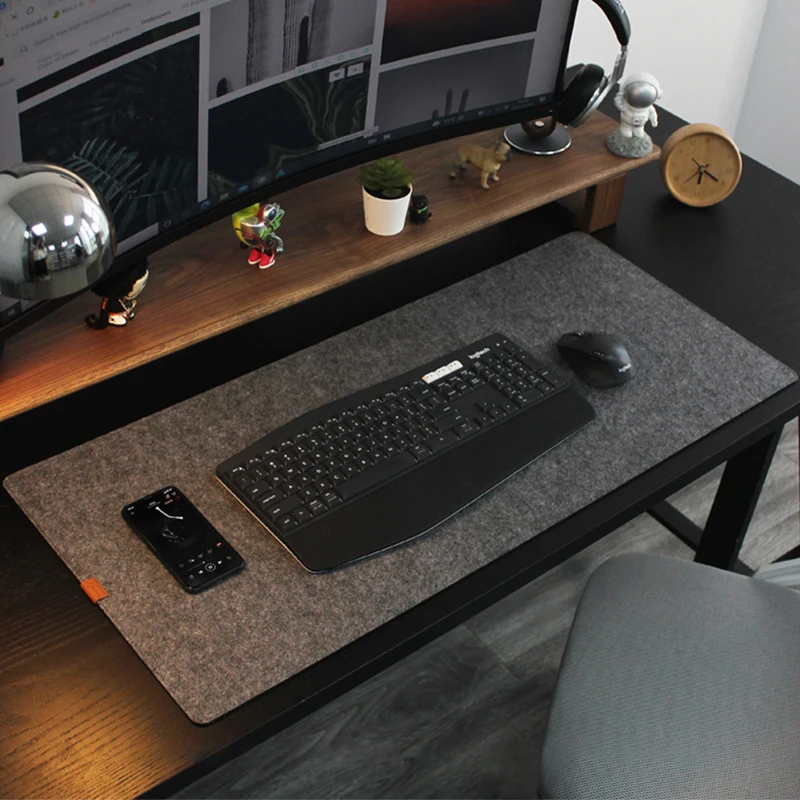 Tapete de Feltro de Lã para Mo - Laptop Accessories Display avaliação e preço