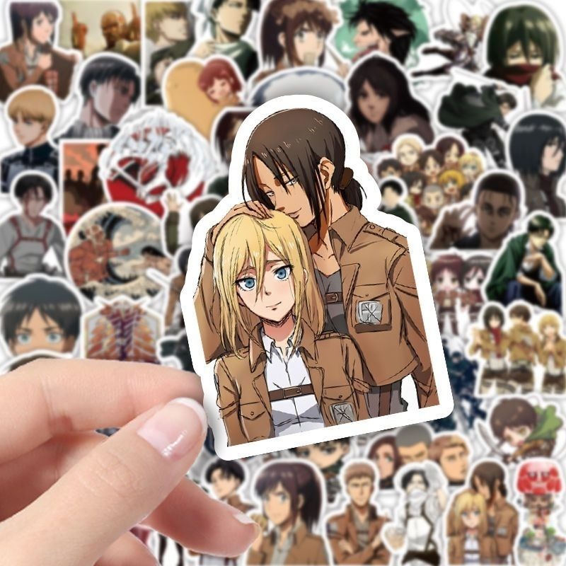 60 Adesivos de Anime Attack on - Laptop Bag Waterproof avaliação e preço