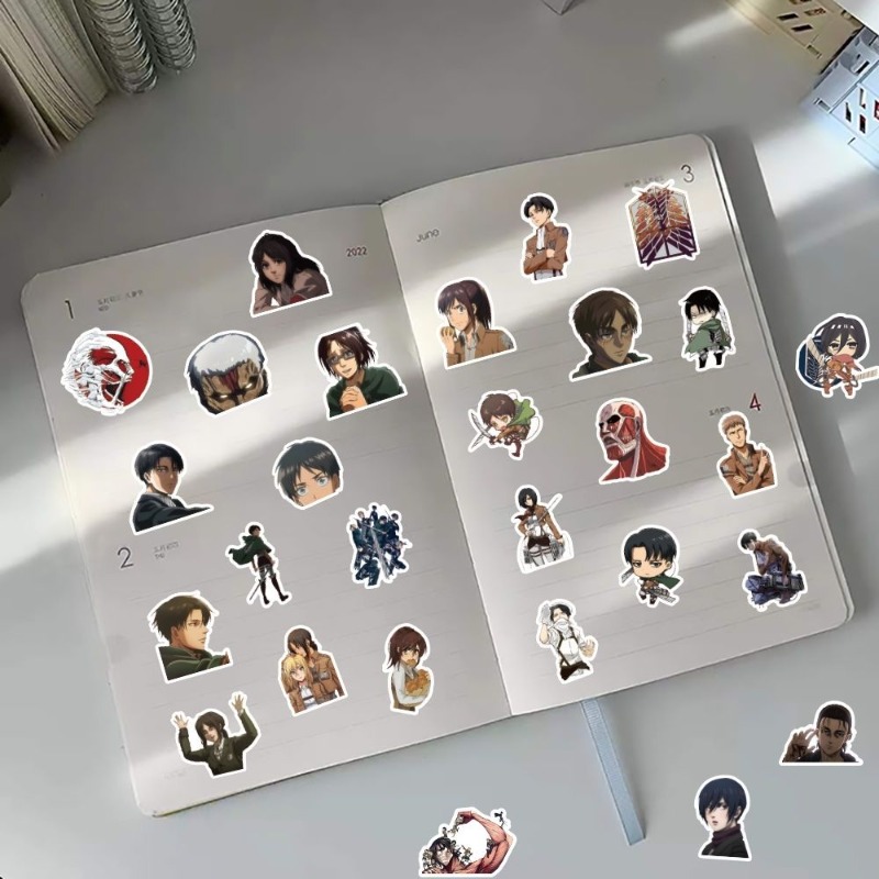 60 Adesivos de Anime Attack on - Laptop Bag Waterproof avaliação e preço