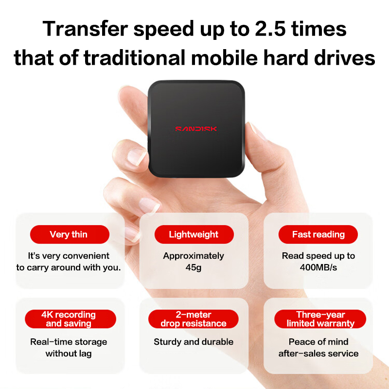 SanDisk ELE Mini SSD Portátil  - Laptop External Accessories avaliação e preço