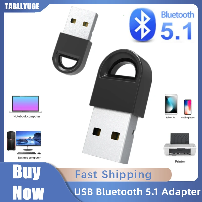 Usb bluetooth 5.1 adaptador us - Laptop External Accessories avaliação e preço