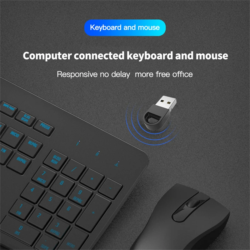 Usb bluetooth 5.1 adaptador us - Laptop External Accessories avaliação e preço